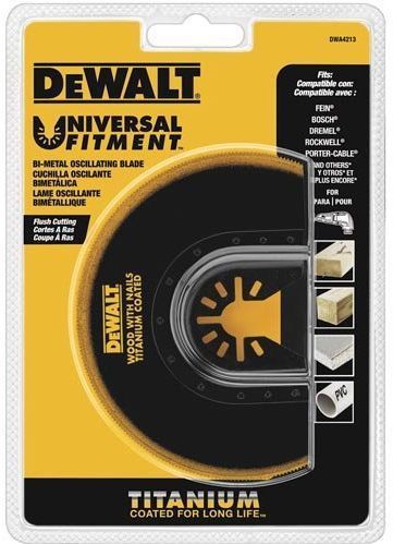 Oscillating titanium flush cut blade universal fitment dwa4213 for sale