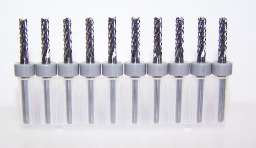 (10) 3.00mm (.1181&#034;)  chipbreaker carbide router burrs kyocera tycom for sale