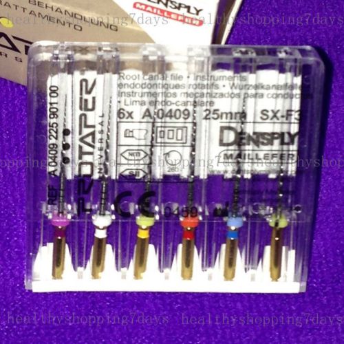 10 packs Dentsply Rotary ProTaper Files Niti Universal Engine SX-F3 25MM