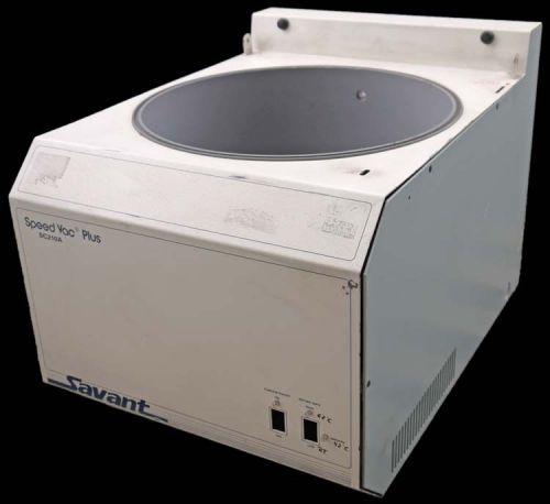 Savant SpeedVac Plus Model SC210A Centrifuge Concentrator Laboratory PARTS