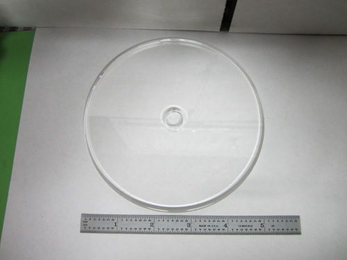 OPTICAL THICK GLASS BK7 DISC VERY NICE LASER OPTICS BIN#L5-09