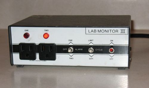 COLE PARMER / POPE SCIENTIFIC DUAL LAB MONITOR III 3 - MODEL 50146