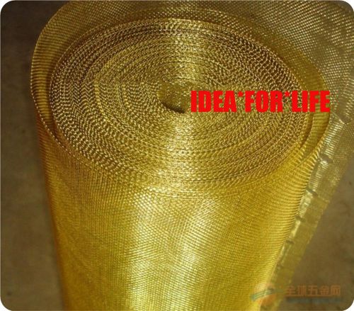 Barss Mesh Coarse Dense Gauze Mesh #20 60 80 100 150,width 4&#034; to 17.7&#034; #VB-Brass