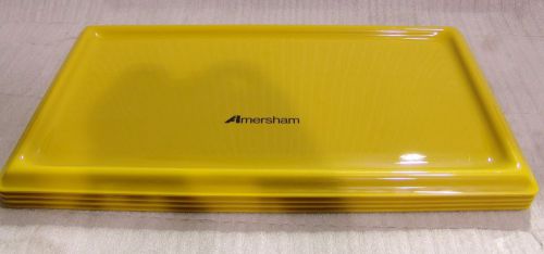 Lab safety trays Amersham 18&#034; x 10&#034; (4)