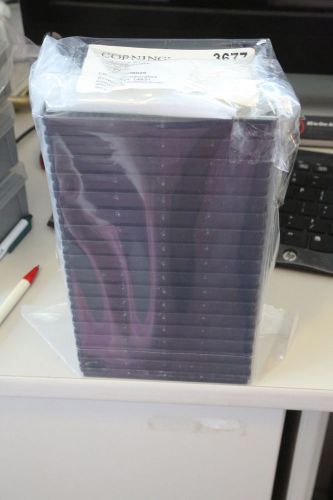 Corning 3677 assay plates 384 well, no lid, low vol, non-treated, rnd btm, black for sale