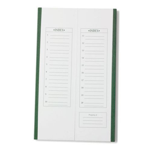 20-Capacity Bifold Slide Tray - Green 1 ea