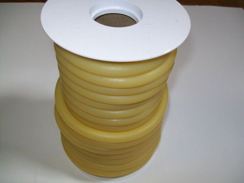 1/4&#034; I.D x 1/32&#034; Wall x 5/16&#034; O.D 50 FOOT REEL LATEX RUBBER TUBING AMBER nice