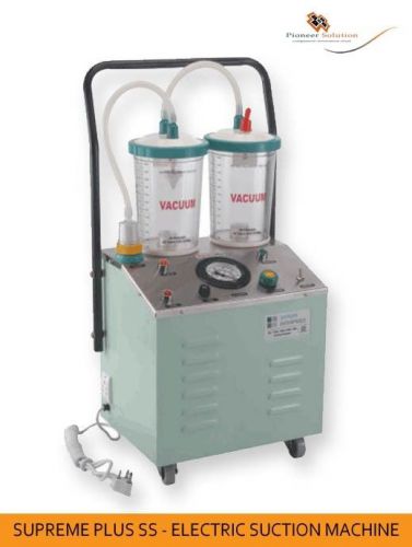 LATEST &amp; ORIGINAL SUPREME PLUS SS - ELECTRIC SUCTION MACHINE CHEAPEST nbd02