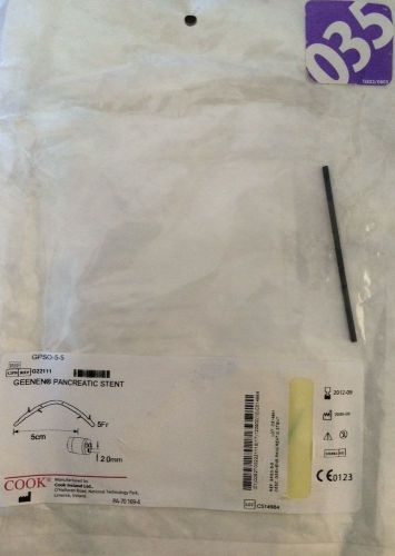 Cook medical g22111 geenen pancreatic device 5fr x 5cm gpso-5-5 for sale