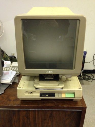 Minolta RP600Z Microfiche Scanner with Spare Lamp