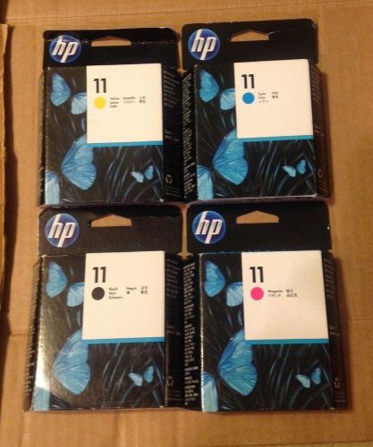 Gen. HP C4810A C4811A C4812A C4813A Printhead Set of 4 New Sealed