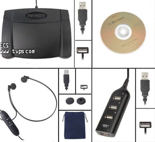 Ecs sony fs-85usb digital transcription kit - new for sale