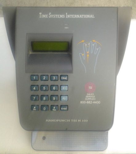 Hand Punch TSI H 103  Time Clock HP-3000