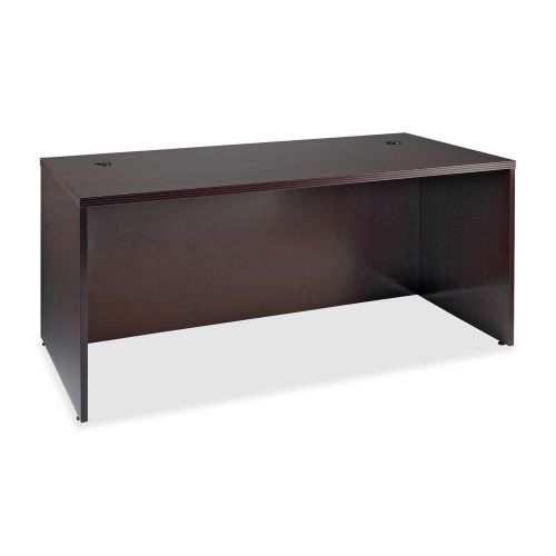 Lorell LLR87802 Mahogany Hardwood Veneer Desk Collection