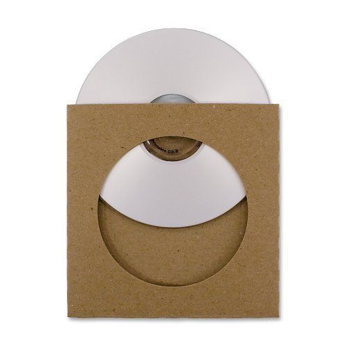 Resleeve recycled cardboard cd sleeve, 25 pack disc cd r w case plastic cpu for sale