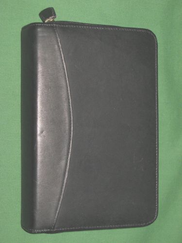 COMPACT 1.0&#034;  6 Ring LEATHER Boulder Ridge Planner BINDER Franklin Covey VINTAGE