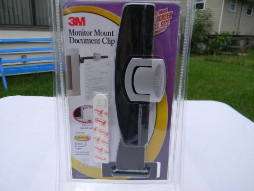 3M Monitor Mount Document Clip DH240MB