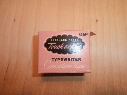 Vintage Eberhard Faber Touch and Go correction tape from 1940's