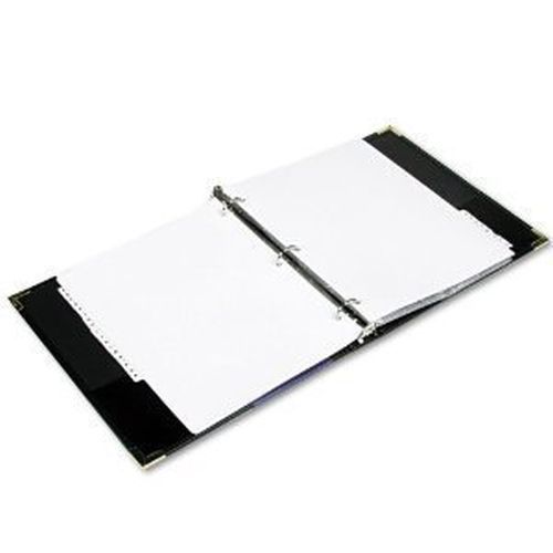 ROLODEX 66451 BUSINESS CARD BINDER 200 CARD CAP. BLK