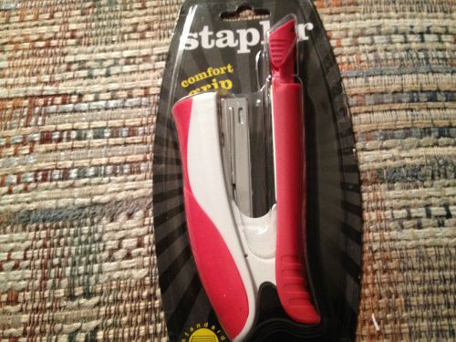 Comfort Grip Stapler By Swinton Ave. Ltd. Red NEW LOOK