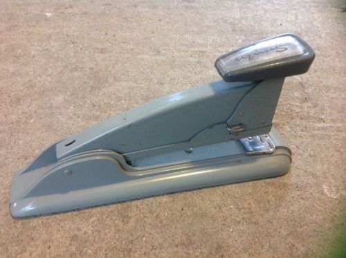 VINTAGE retro desk office INDUSTRIAL GRAY mid-century SWINGLINE STAPLER USA