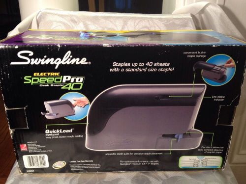 Swingline 48204 Swingline Speed Pro 40 Flat Clinch Electric Stapler - Store Rtrn