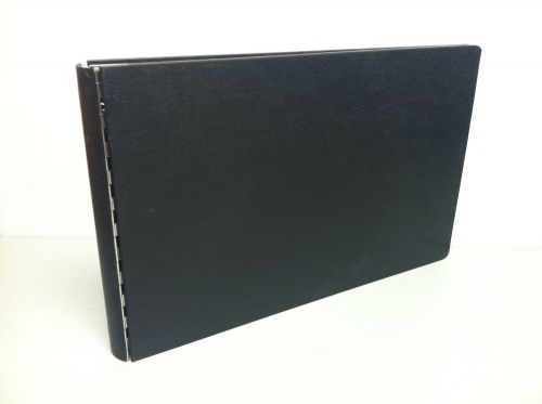 Heavy Duty 11&#034; X 17&#034; Binder Dubllock Casebound Round Ring Black 1 Inch W344-70