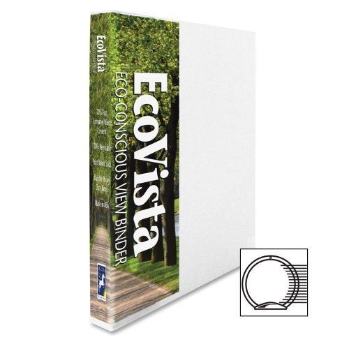 Aurora Eco-vista View Binder - Letter - 8.50&#034; X 11&#034; - 3 X Round Ring (aua11362)