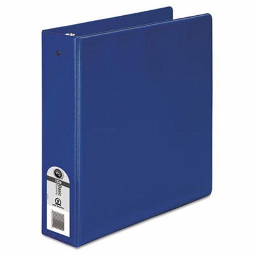 Wilson Jones Basic Round Ring Binder, 1-1/2&#034; Capacity, Dark Blue (WLJ36834NBL)