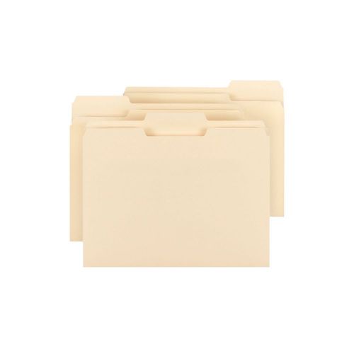 New Smead 1/3 Tab File Folders, Manila, (Letter, 150 ct.)