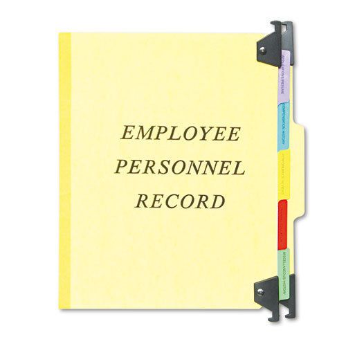 Hanging Personnel Folders, 1/3 Cut Top Tab, Letter, Yellow