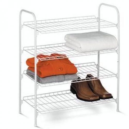 Four Tier Closet Storage Shelf Storage &amp; Organization SHO-01172