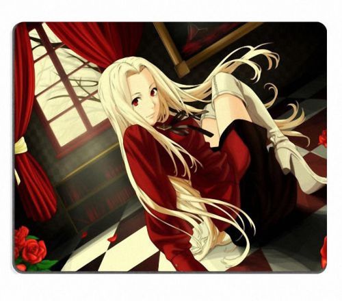New Blond Girl with Red Eyes Mouse Pad Mats Mousepad Free Shipping