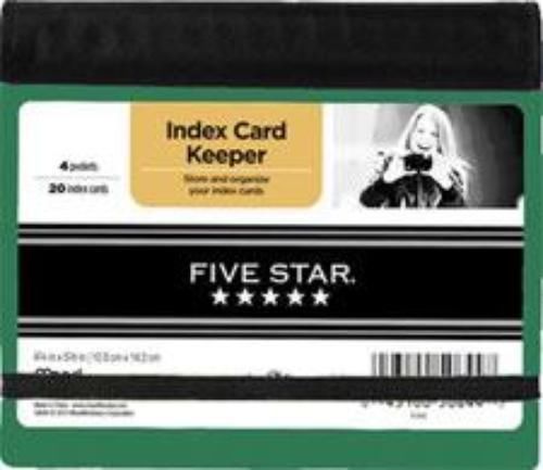 Mead Five Star Advance Index Card Keeper 3'' x 5''