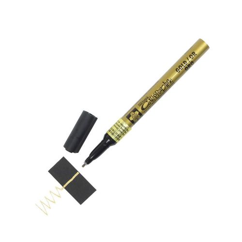 Sakura Pentouch Calligrapher, Fine-Gold 1.8mm (Sakura XPSK-C-51) - 12/pk