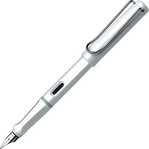 7 x Lamy Vista Safari Fountain Pen White