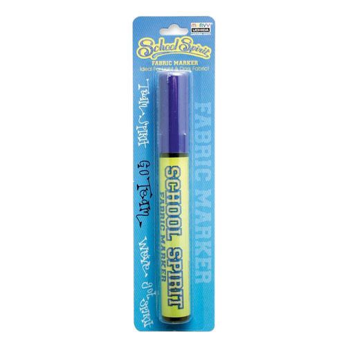 Uchida School Spirit Fabric Marker - Purple Ink - 1 Pack (9220081C)