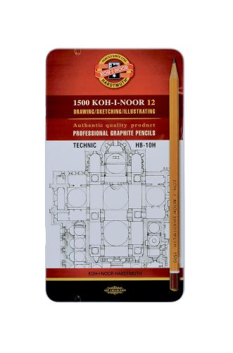 KOH-I-NOOR Bleistift Technic Set 1502/ HB-10H