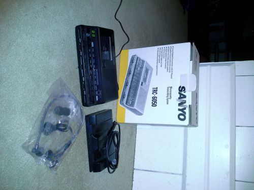 Sanyo microcassette transcriber trc-6050 for sale