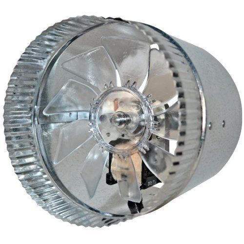 New suncourt -- inductor 4&#034; in-line duct fan (db204p) for sale