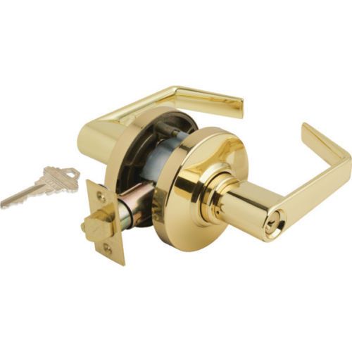 Storeroom function us3 polished brass case of 6 lever grade 2 store room lockset for sale