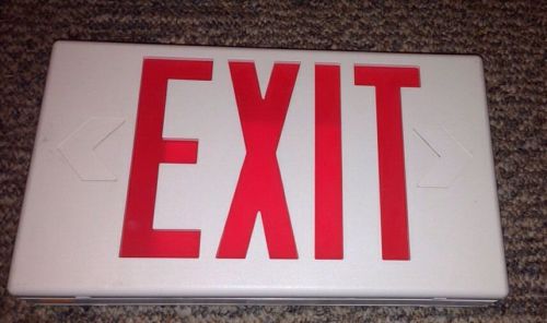 Led exit sign - single sided - new i with mounting plate and instructions for sale