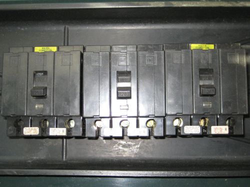 Square D EHB 20a 3 pole circuit breakers