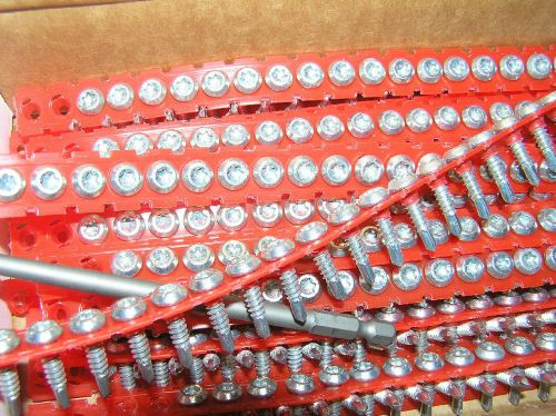 PAM FASTENERS 10x18x3/4&#034; Clear Zinc Wood to Steel Strips QTY 6000