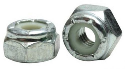 Stainless Steel Nylon Insert Jam Thin Lock Nut #10-24, Qty 50