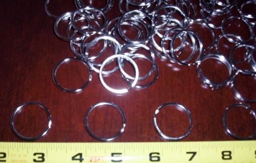 LOT 100 KEY RINGS  keyrings 1&#034; 29MM Split rings BULK