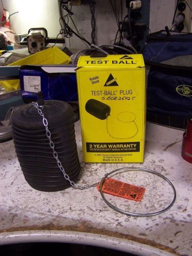 NEW CHERNE 270-067 6&#034; INFLATABLE TEST BALL PLUG