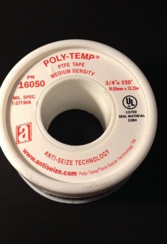 Teflon tape  3/4&#034; x 320&#034; 18 rolls for sale