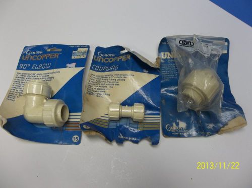 3 Genova Plastic Fittings Plumbing Supplies Repair Fittings