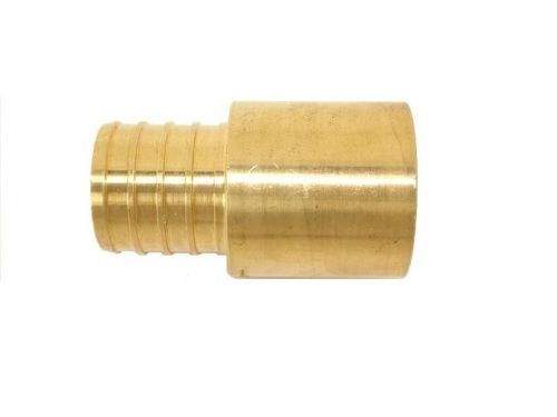 3/4&#034; MALE SWEAT X 1/2&#034; PEX  ADAPTER - BRASS CRIMP FITTING - LEAD FREE